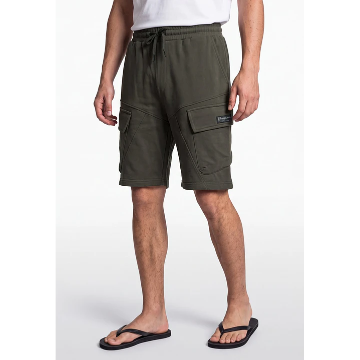 Bermuda Cargo Hombre Verde 1