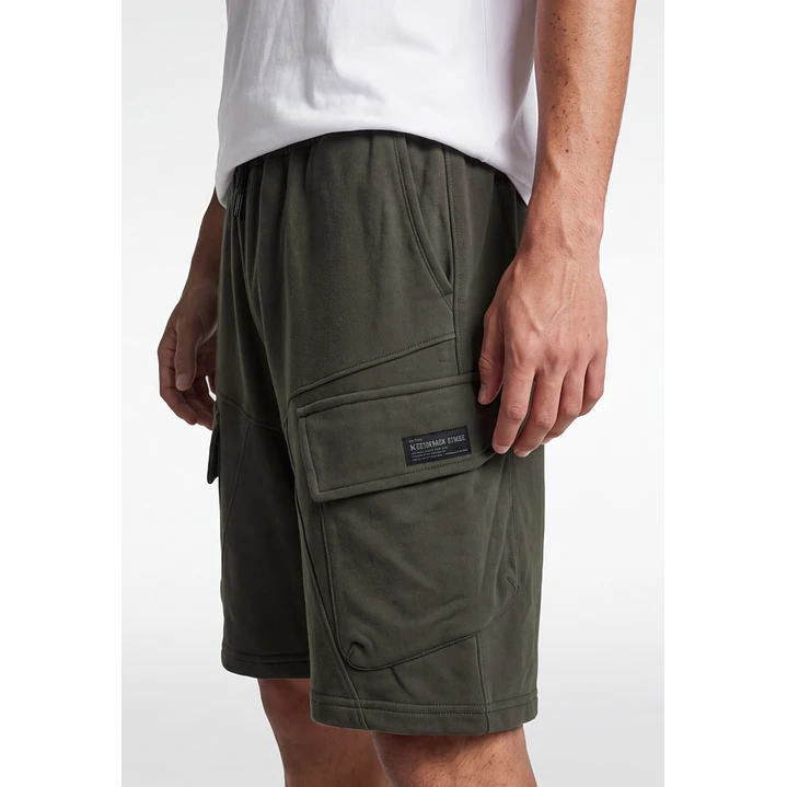 Bermuda Cargo Hombre Verde 4