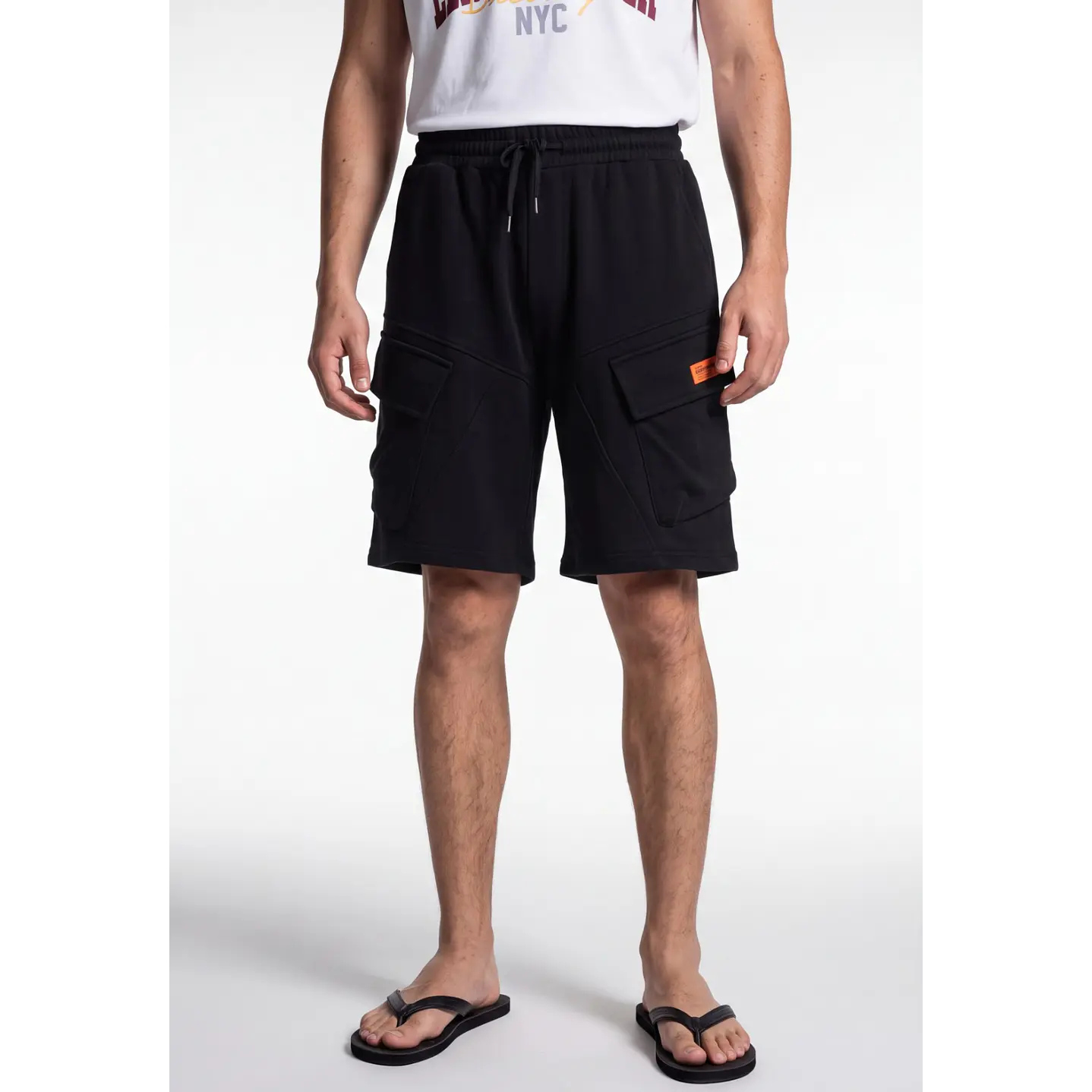 Bermuda Cargo Hombre Negro 1
