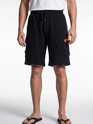 Bermuda Cargo Hombre Negro
