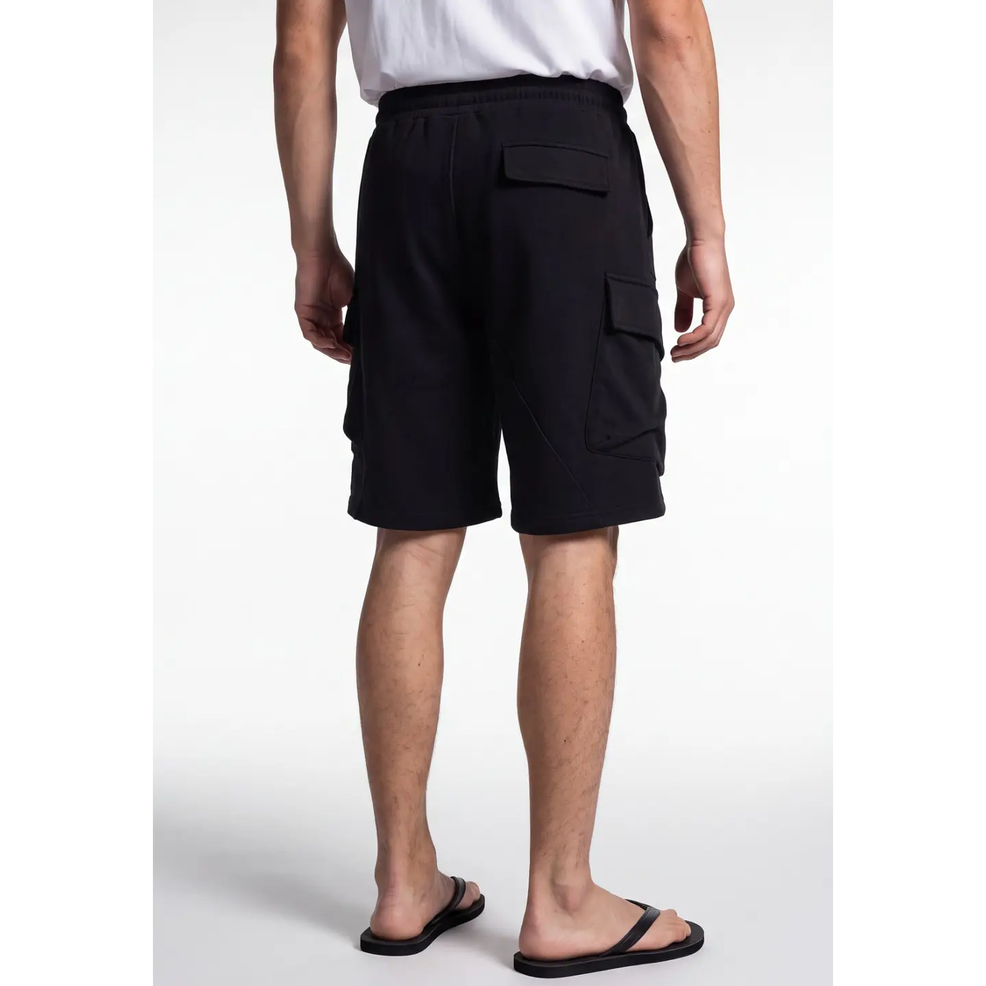 Bermuda Cargo Hombre Negro 2