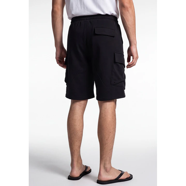 Bermuda Cargo Hombre Negro 2