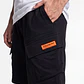 Bermuda Cargo Hombre Negro - Miniatura 4