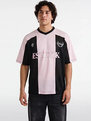 Polera Deportiva Bicolor Hombre Negro