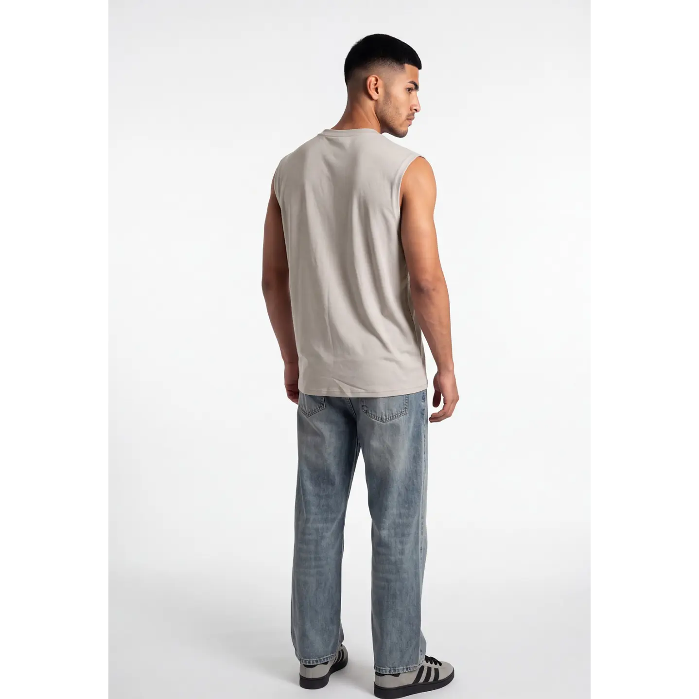 Sudadera College Hombre Gris 2