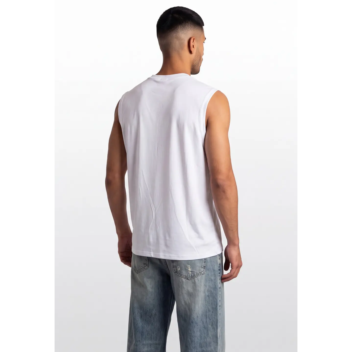 Sudadera College Hombre Blanco 2