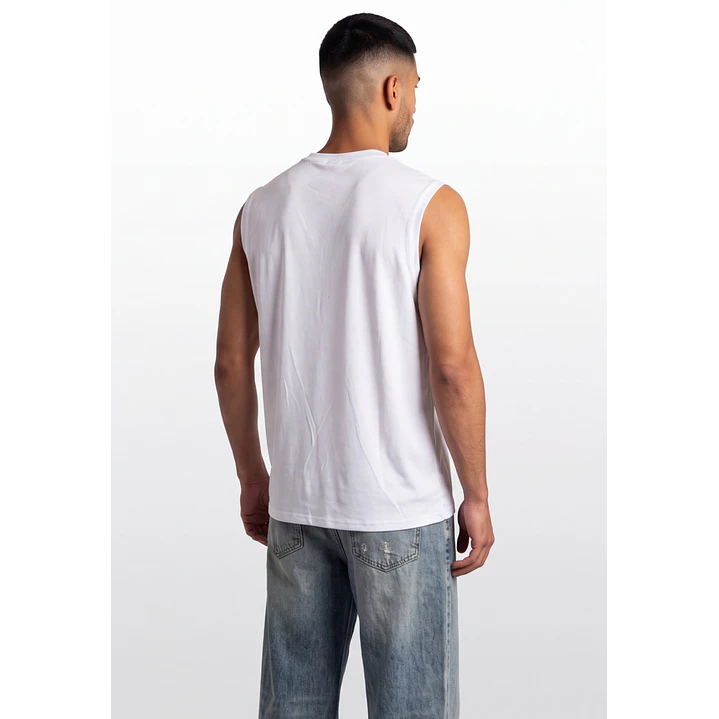 Sudadera College Hombre Blanco 2
