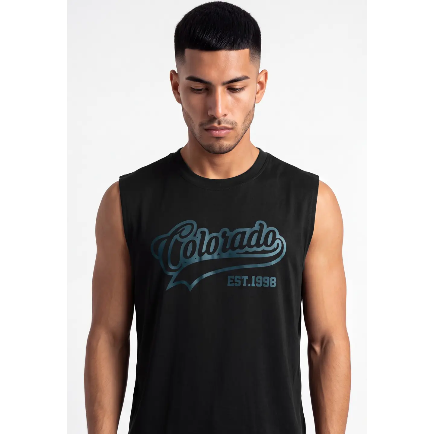 Sudadera College Hombre Negro 4