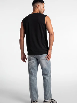 Sudadera College Hombre Negro