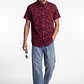 Camisa Popelina Hombre Rojo - Miniatura 3