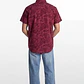 Camisa Popelina Hombre Rojo - Miniatura 2