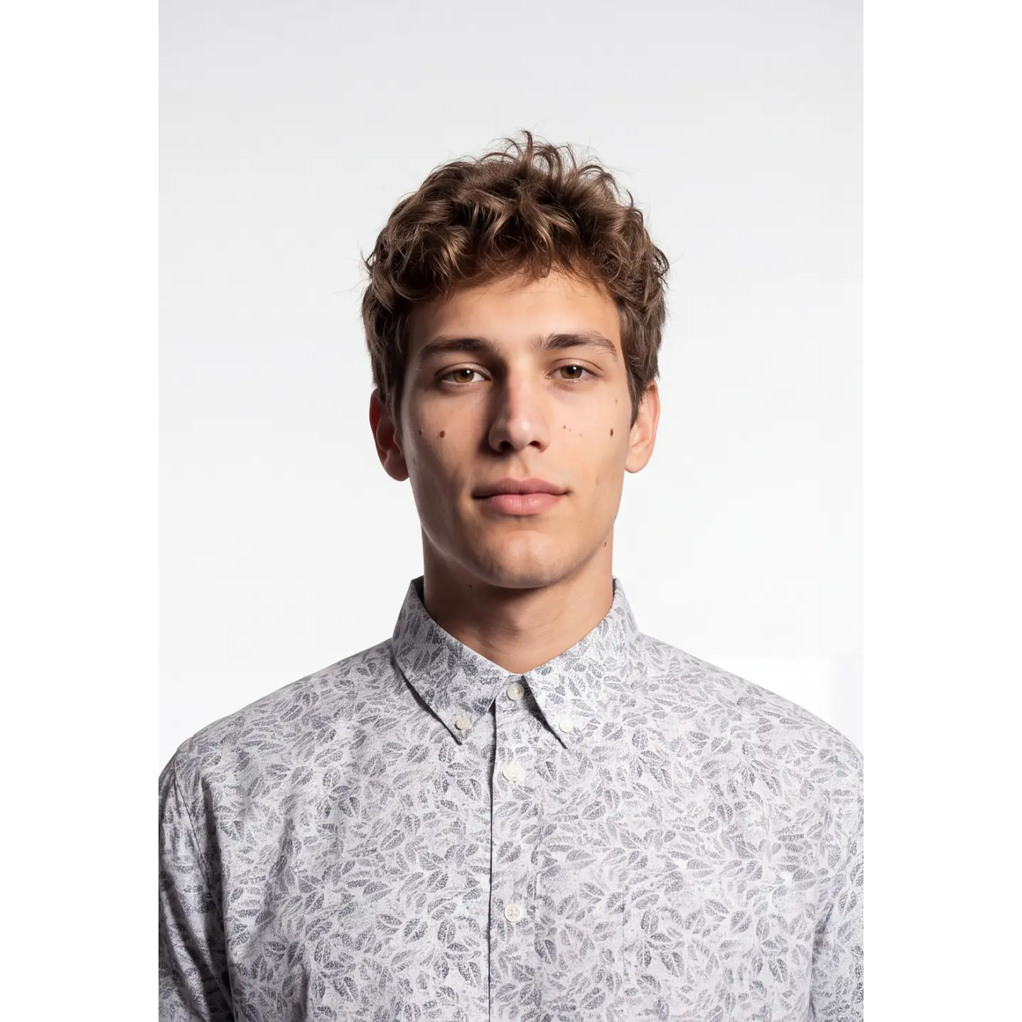 Camisa Popelina Hombre Blanco 4