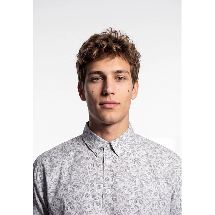 Camisa Popelina Hombre Blanco 4