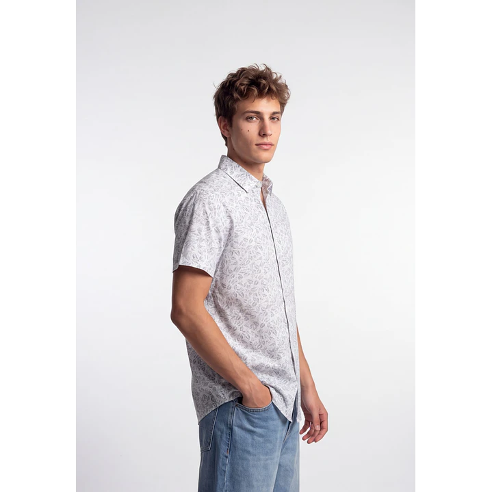 Camisa Popelina Hombre Blanco 1