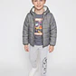 Parka Niño Gris Polar Dinosaurio Family Shop - Miniatura 2