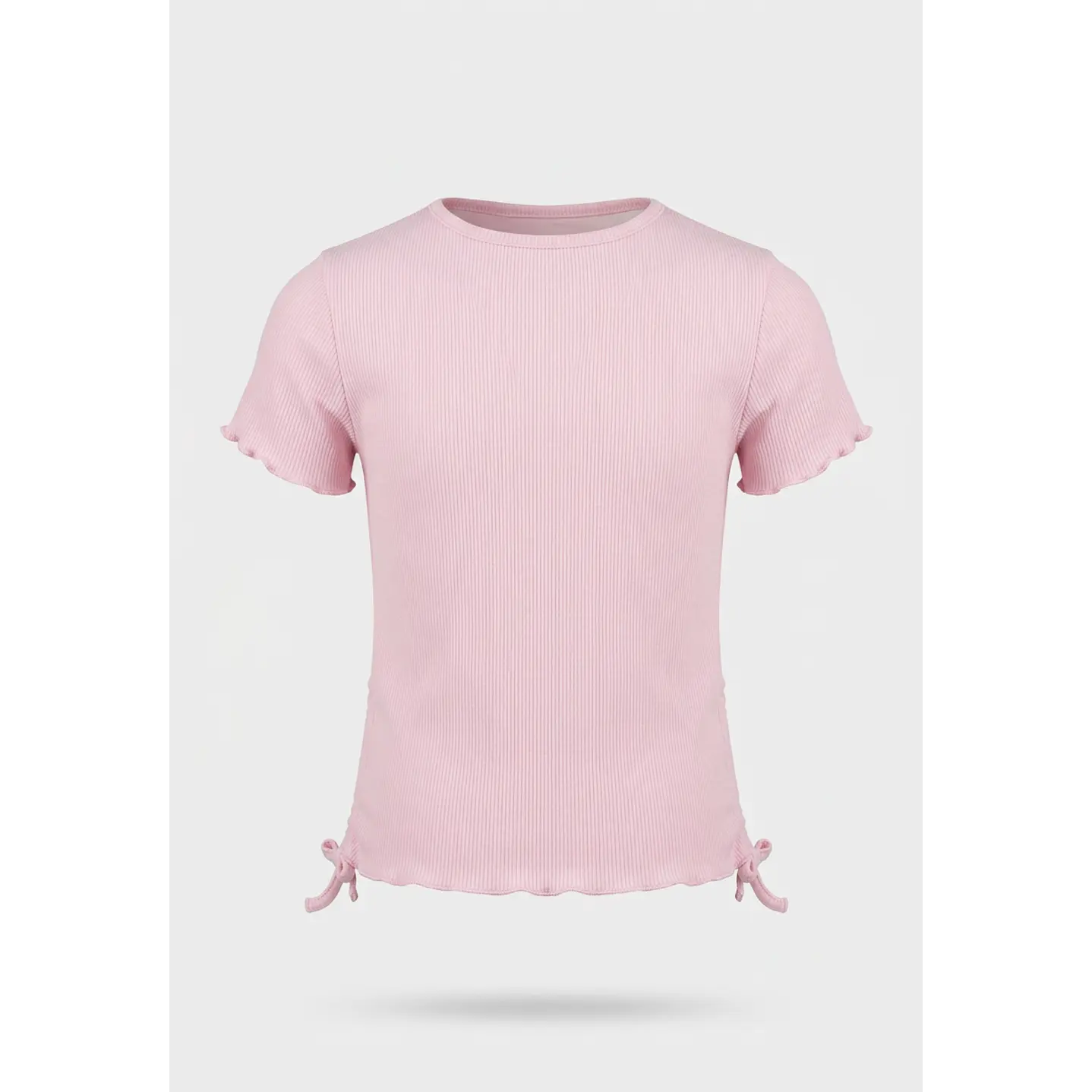 Polera Tachas Niña Rosado 2