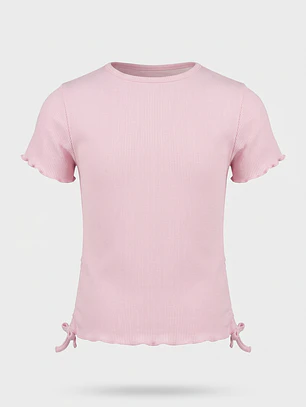 Polera Tachas Niña Rosado