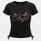 Polera Tachas Niña Negro - Miniatura 1