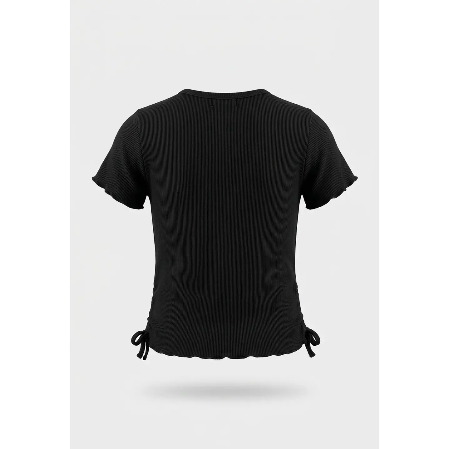 Polera Tachas Niña Negro 2