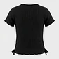 Polera Tachas Niña Negro - Miniatura 2