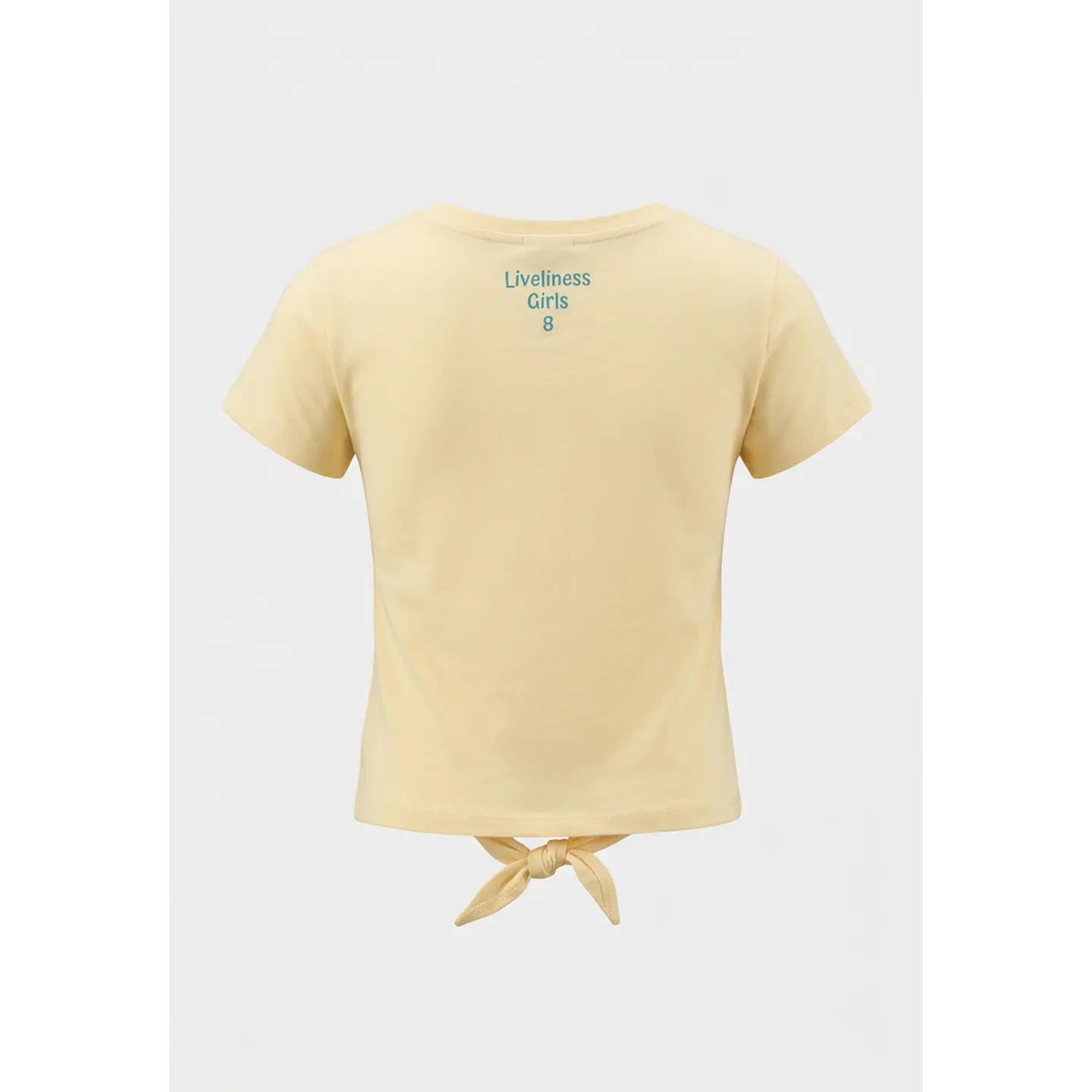 Polera Tela Niña Amarillo 2