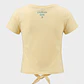 Polera Tela Niña Amarillo - Miniatura 2