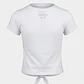 Polera Tela Niña Blanco - Miniatura 2