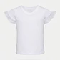 Polera Coquette Niña Blanco - Miniatura 2