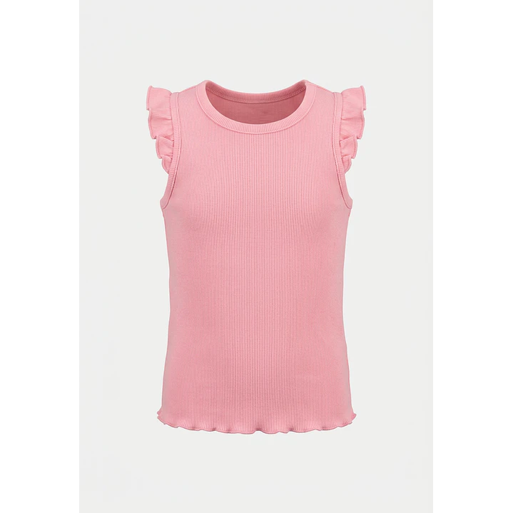 Peto Brillos Niña Sin Manga Coral 1