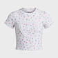 Polera Cherry Niña Blanco - Miniatura 1