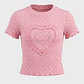 Polera Lunares Niña Rosado - Miniatura 1