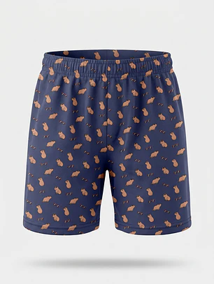 Pijama Corto Diseño Niño Azul