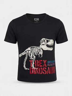 Pijama Corto Diseño Niño Negro