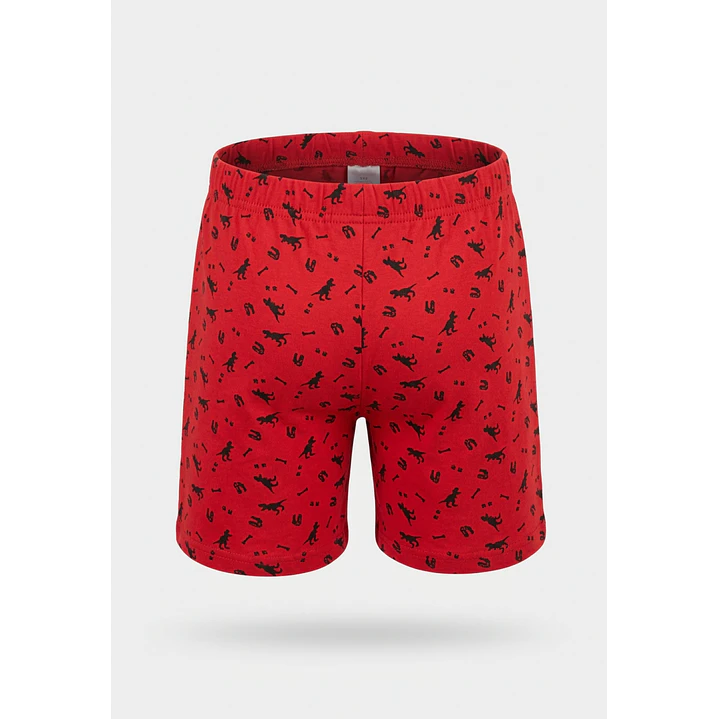 Pijama Corto Diseño Niño Negro 4