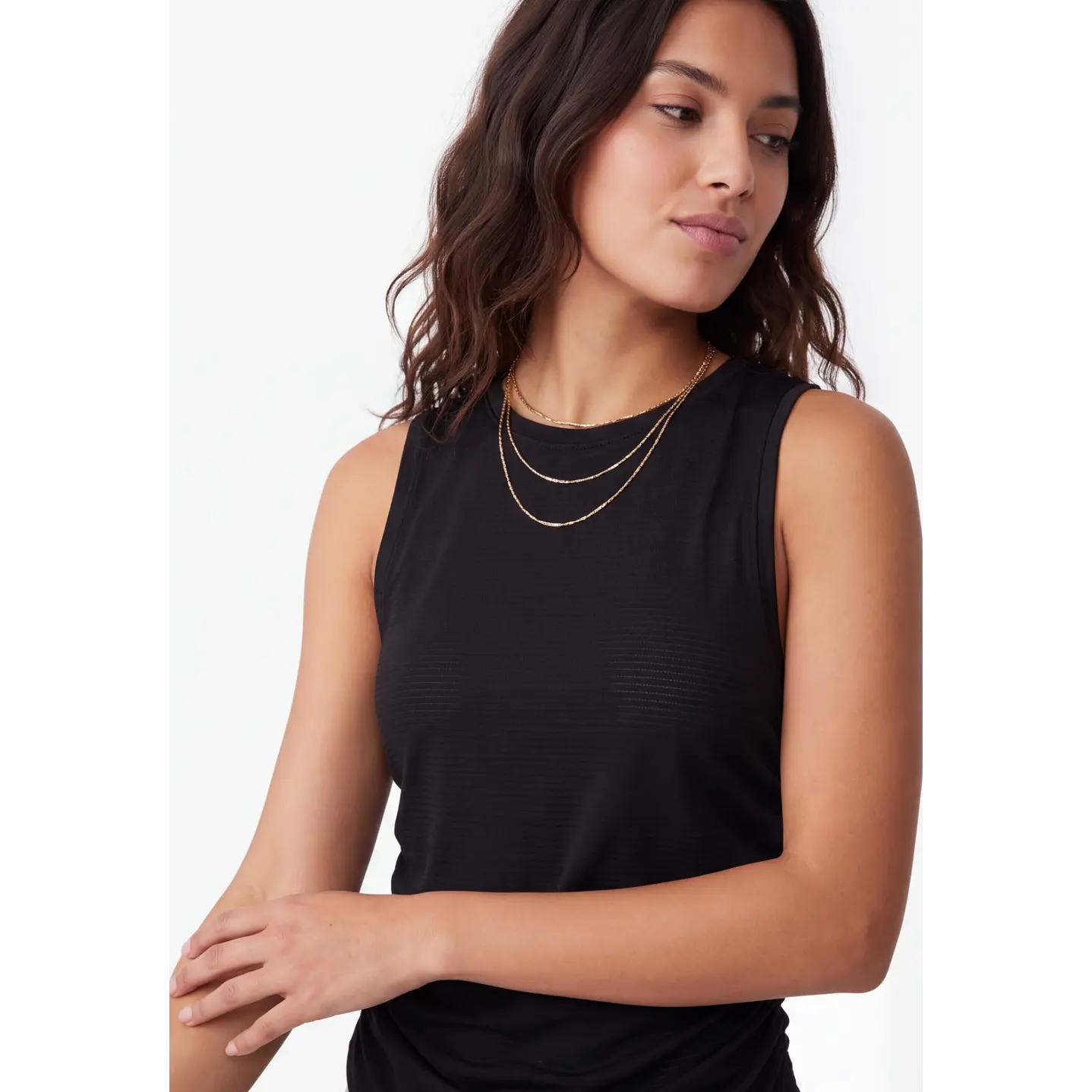 Polera Recogido Mujer  Negro 4