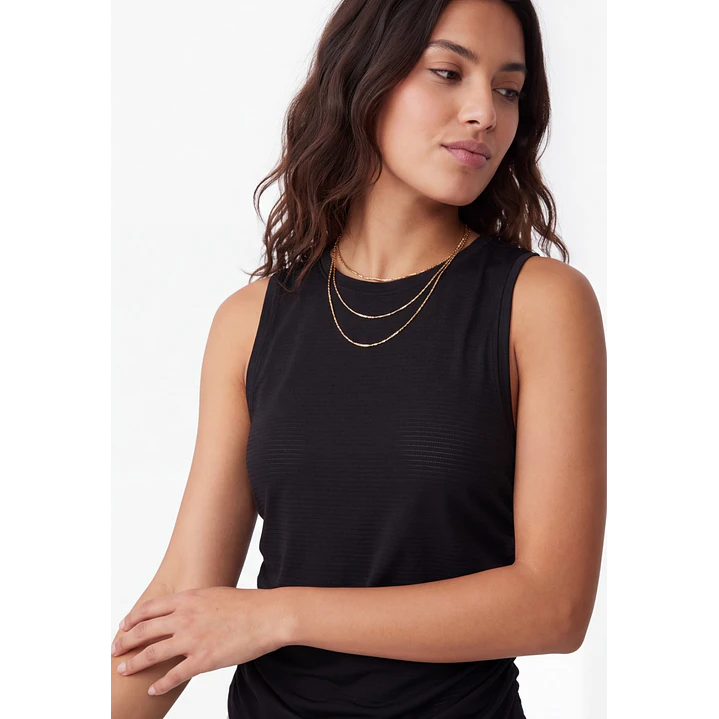 Polera Recogido Mujer  Negro 4