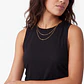 Polera Recogido Mujer  Negro - Miniatura 4