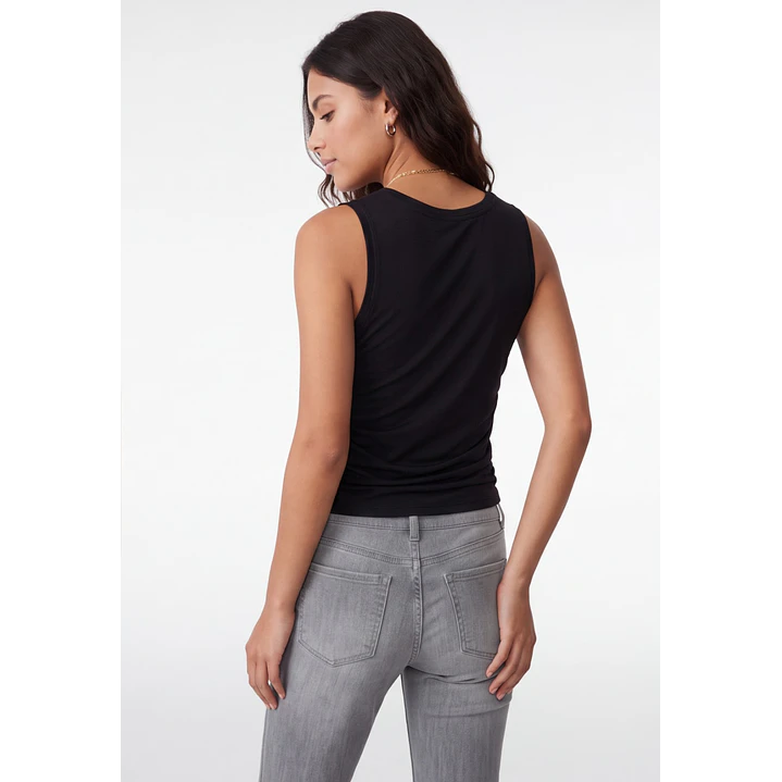 Polera Recogido Mujer  Negro 2