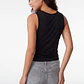 Polera Recogido Mujer  Negro - Miniatura 2