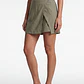 Falda Skort Viscosa Mujer Verde - Miniatura 1