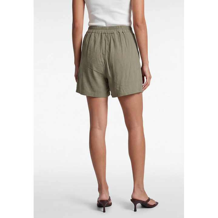 Falda Skort Viscosa Mujer Verde 2