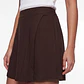 Falda Skort Viscosa Mujer Café - Miniatura 4