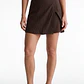 Falda Skort Viscosa Mujer Café - Miniatura 1