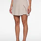 Falda Skort Viscosa Mujer Beige - Miniatura 1