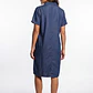 Vestido Tencel Mujer Azul - Miniatura 2