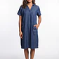 Vestido Tencel Mujer Azul - Miniatura 1