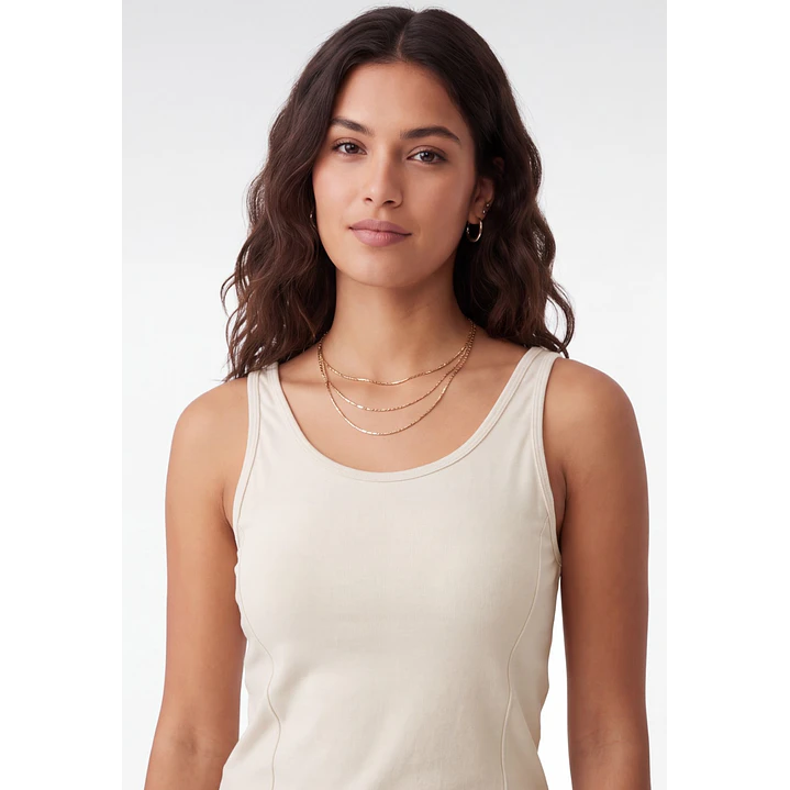 Polera Mujer Blanco 4