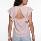 Polera Broderie Mujer Rosado - Miniatura 2