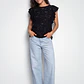 Polera Broderie Mujer Negro - Miniatura 3