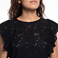Polera Broderie Mujer Negro - Miniatura 4